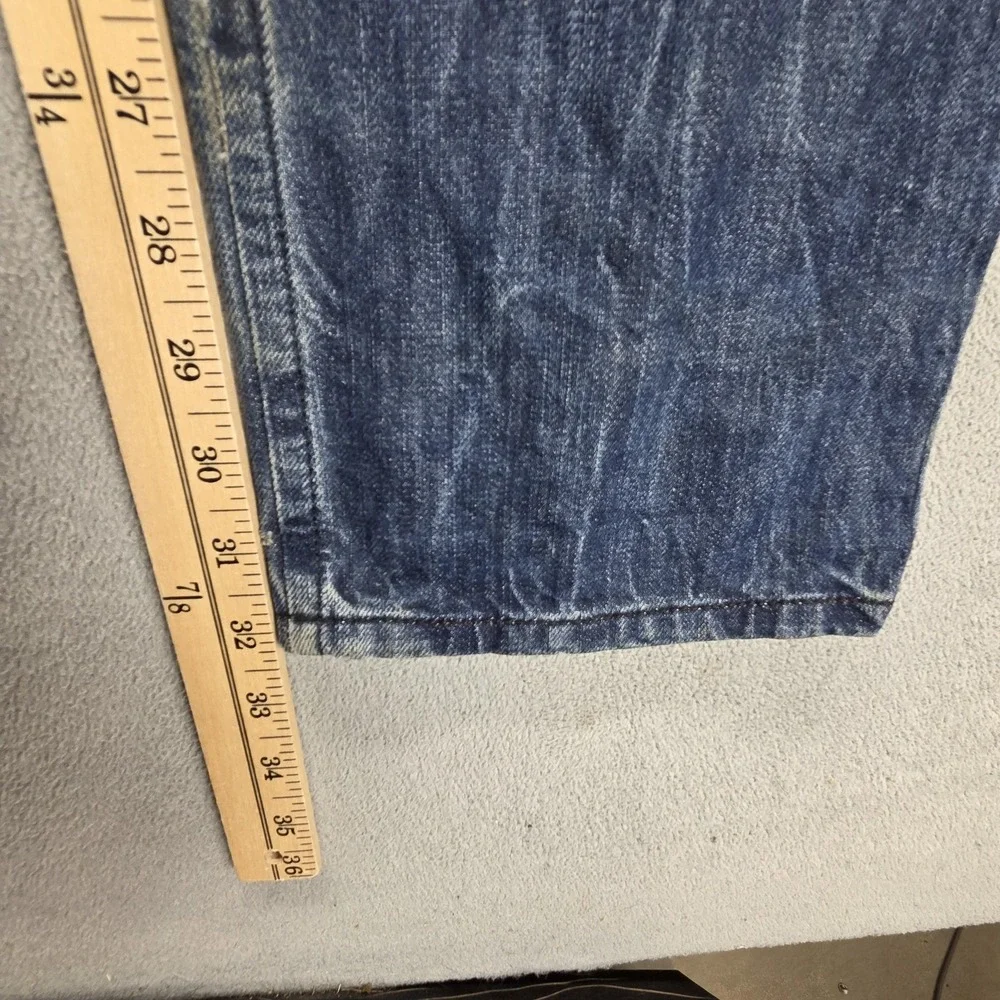 Diesel Jeans Mens 30x32 Blue Darron Regular Slim Tapered Button Fly 008B9
